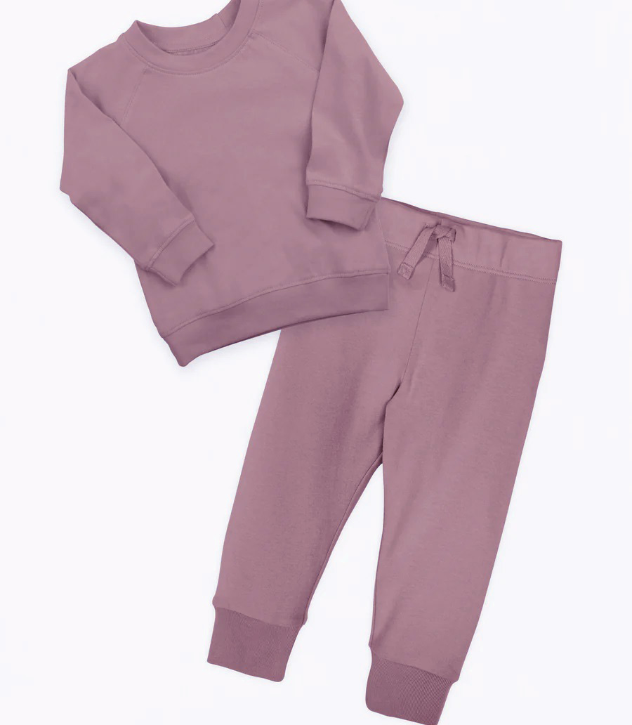 Kids Organic Cotton Sweatshirt and Pant Set